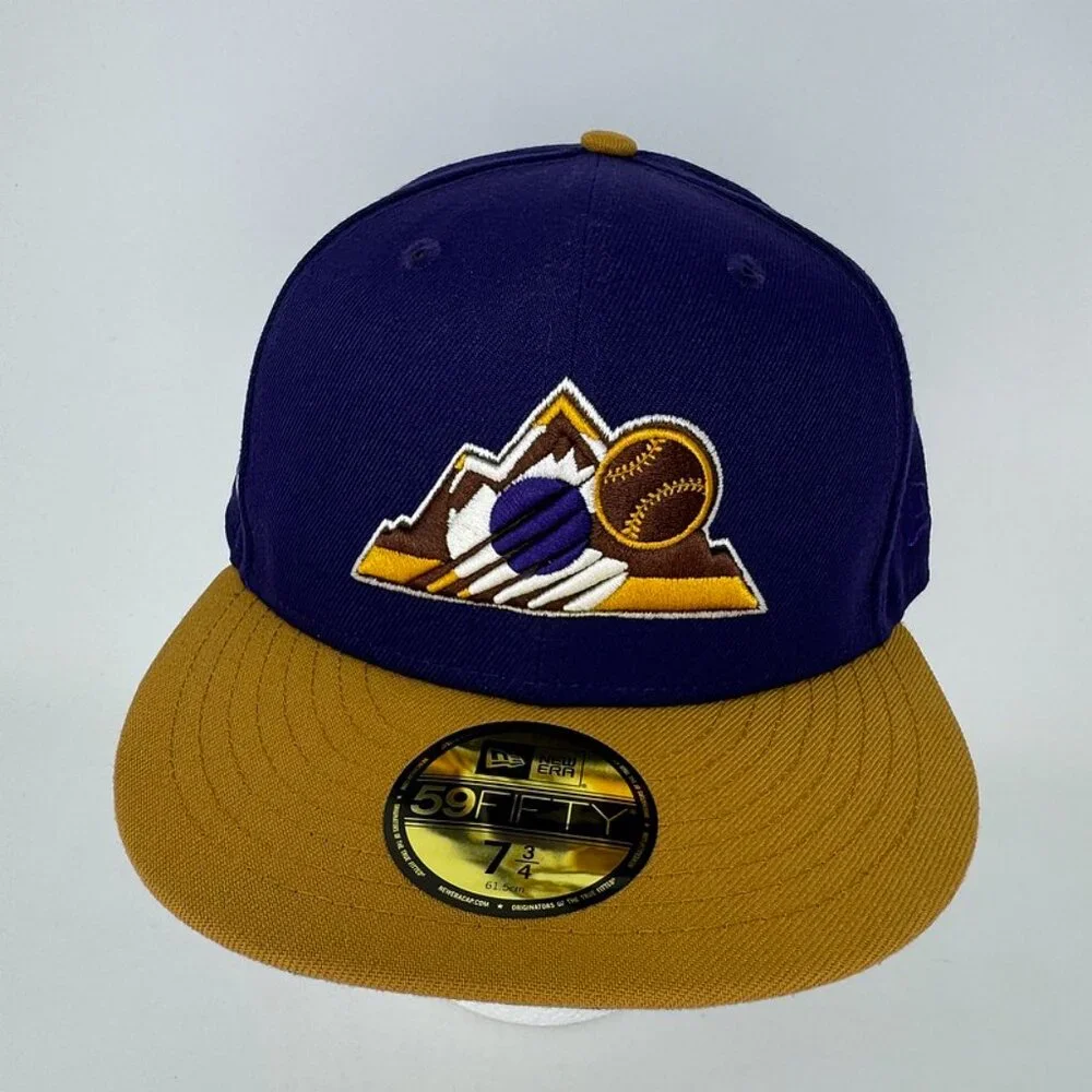 NWT Colorado Rockies 10 Yr Anniversary Fitted Hat 7 3/4‎ Cap MLB Baseball